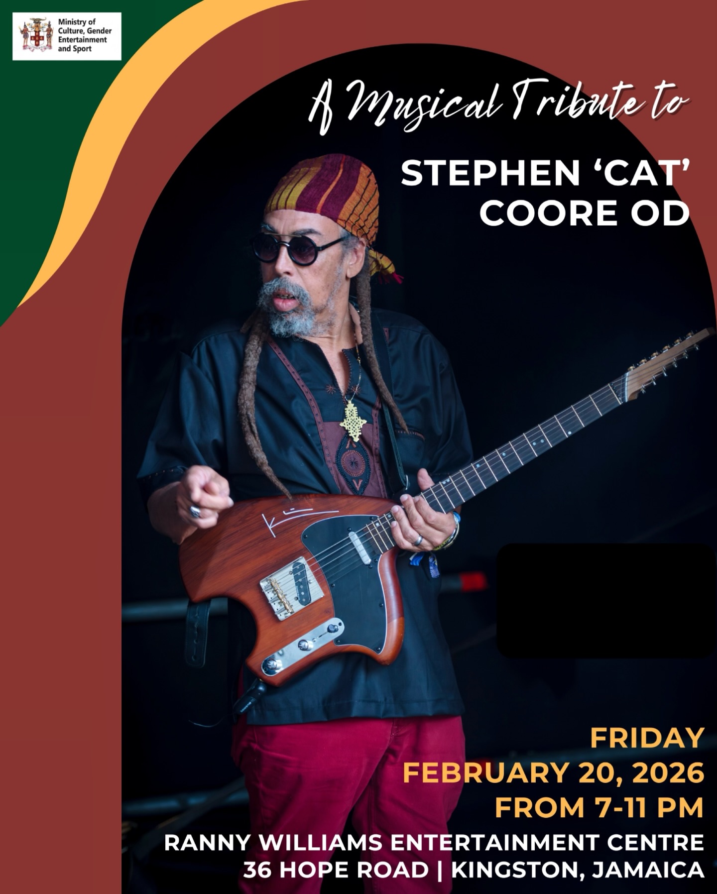A Musical Tribute to Stephen 'Cat' Coore OD 2026 poster